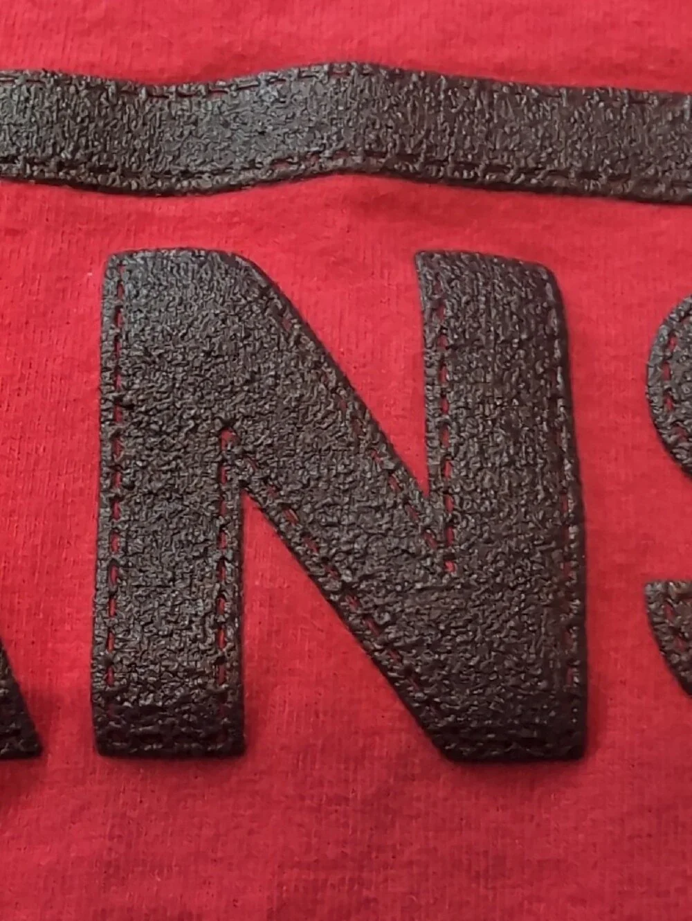 Vans Red Short Sleeve Tee with Black Logo